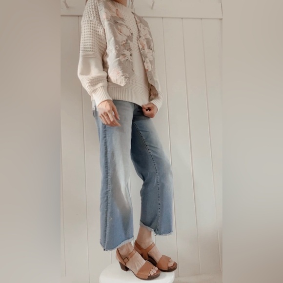 Orvis Vintage Floral Button Vest Canvas Cottagecore Layering Fall Women Medium - Picture 6 of 14